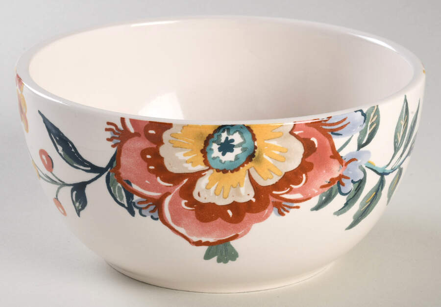 Eden Floral Soup/Cereal Bowl by Pier 1-1