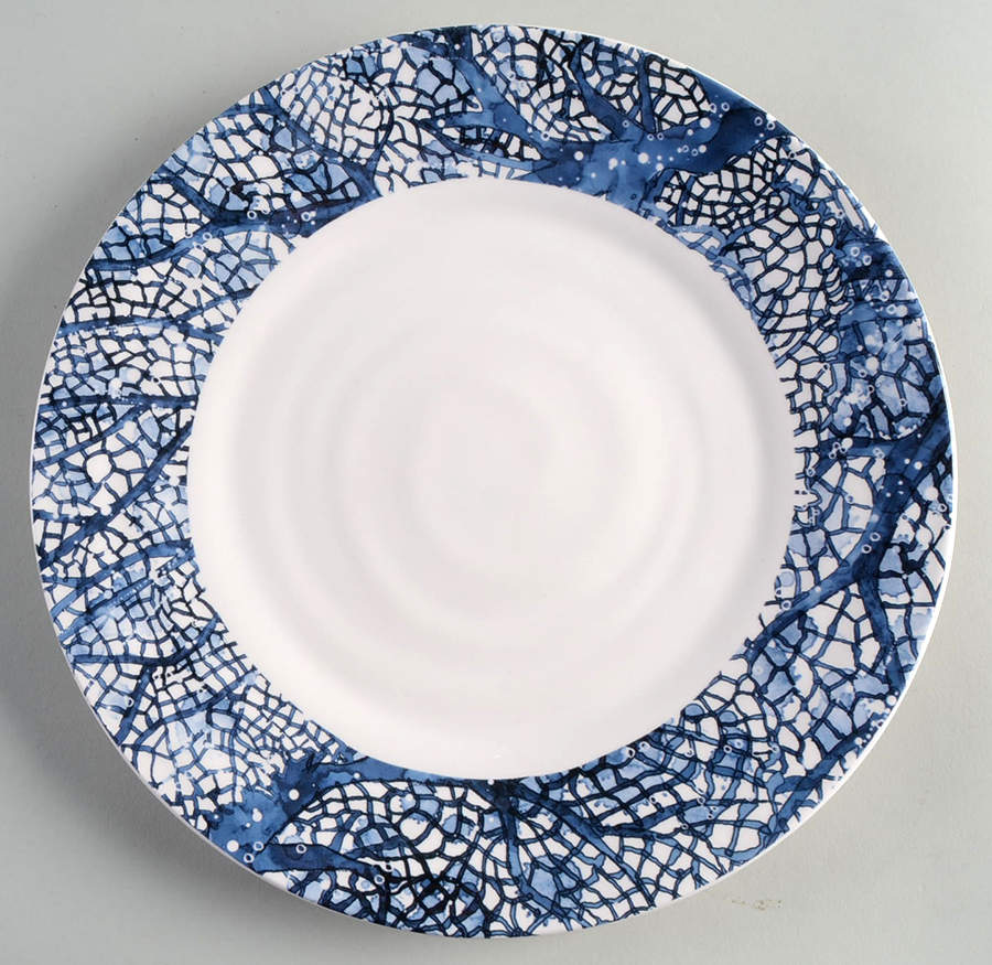 Sea Adventure Coral Dinner Plate by Pier 1-1
