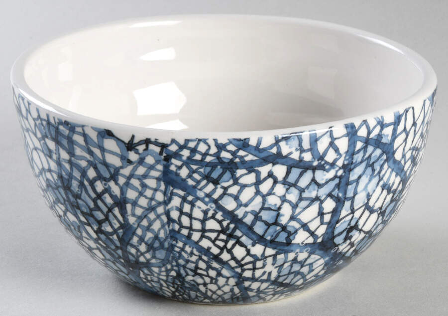 Sea Adventure Coral Soup/Cereal Bowl by Pier 1-1