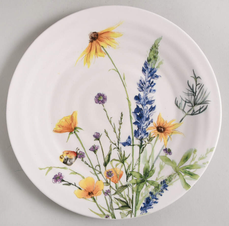 Wildflower Salad/Dessert Plate by Pier 1-1