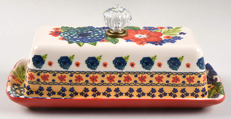 Dazzling Dahlias 1/4 Lb Covered Butter by Pioneer Woman-1