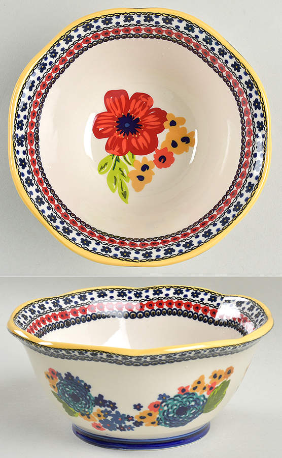 Dazzling Dahlias Soup/Cereal Bowl by Pioneer Woman-1