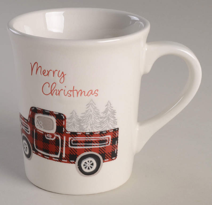Country Plaid Stitch Mug by Potter's Studio-1