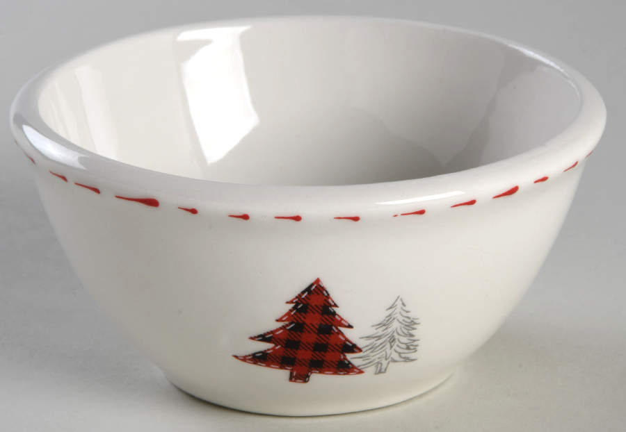 Country Plaid Stitch Soup/Cereal Bowl by Potter's Studio-1