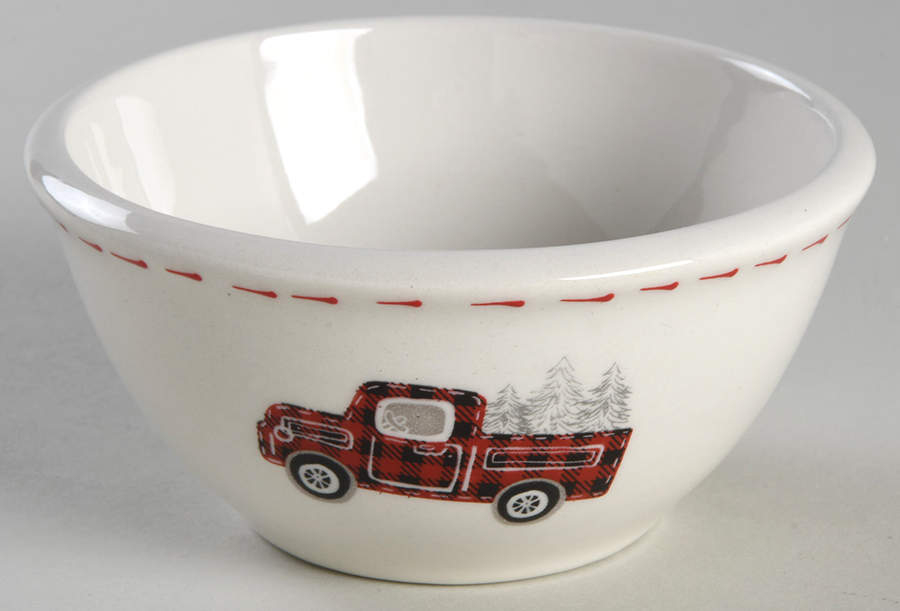 Country Plaid Stitch Soup/Cereal Bowl by Potter's Studio-1