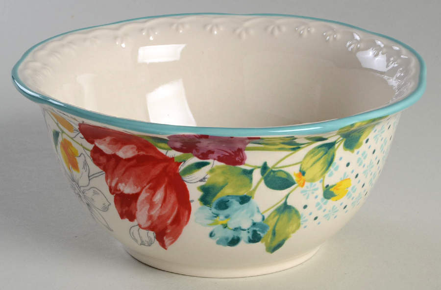 Blooming Bouquet Soup/Cereal Bowl by Pioneer Woman-1