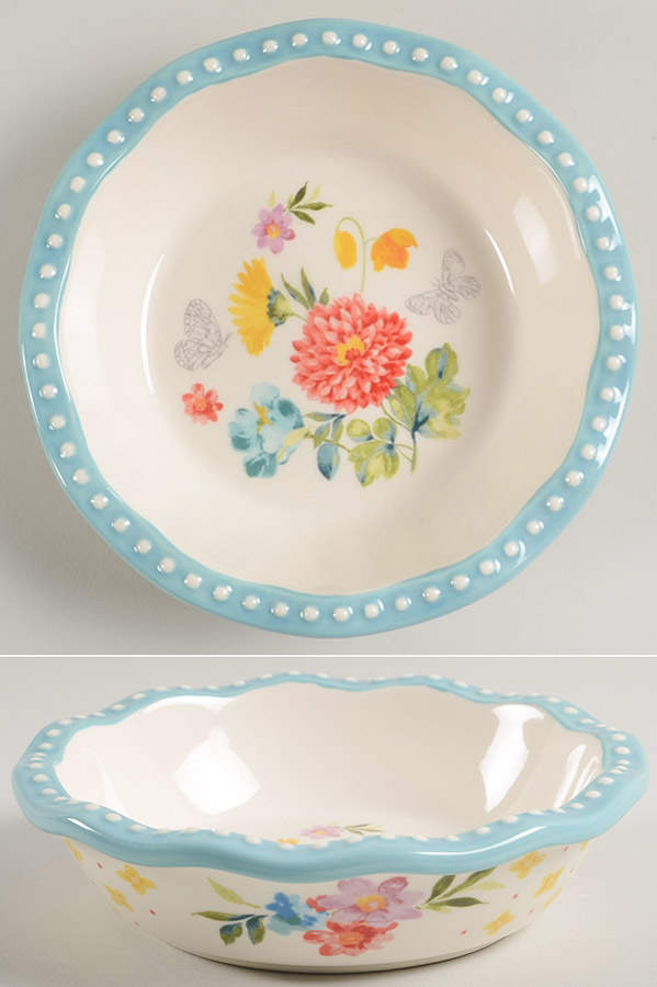 Blooming Bouquet Individual Pie Plate Baker by Pioneer Woman-1