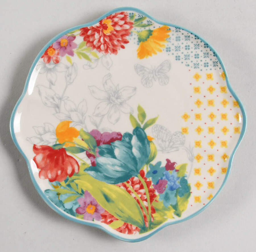 Blooming Bouquet Appetizer Plate by Pioneer Woman-1