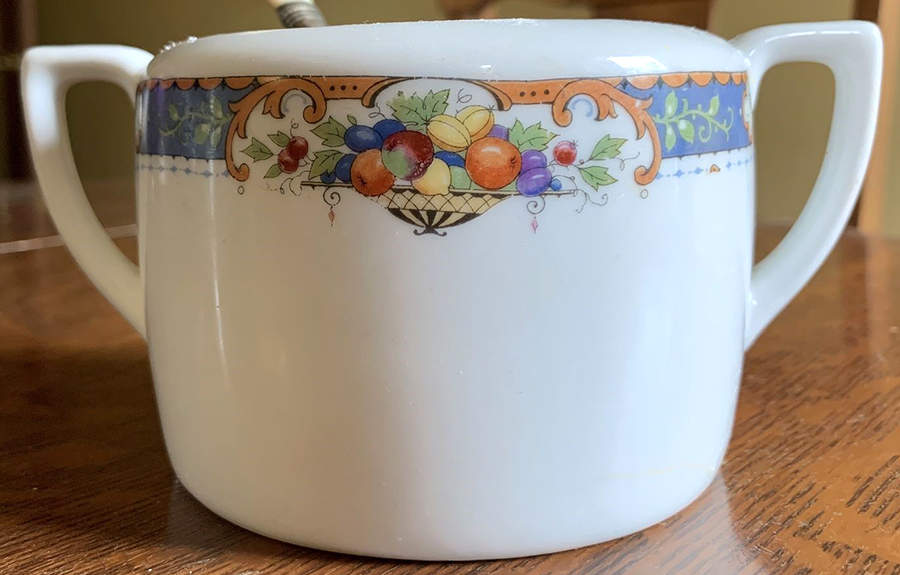 PUN157 Sugar Bowl No Lid by Porcelain Union-1