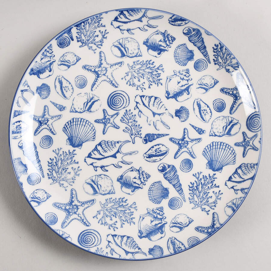 Venice (Navy Blue) Salad Plate by Pfaltzgraff-1