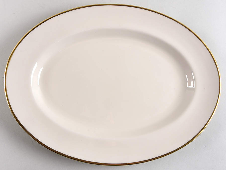 PIC202 12" Oval Serving Platter by Pickard-1