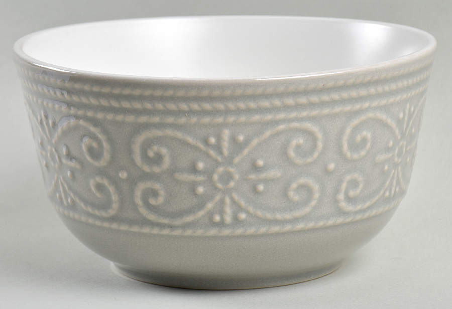 Abby Gray Soup/Cereal Bowl by Pfaltzgraff-1