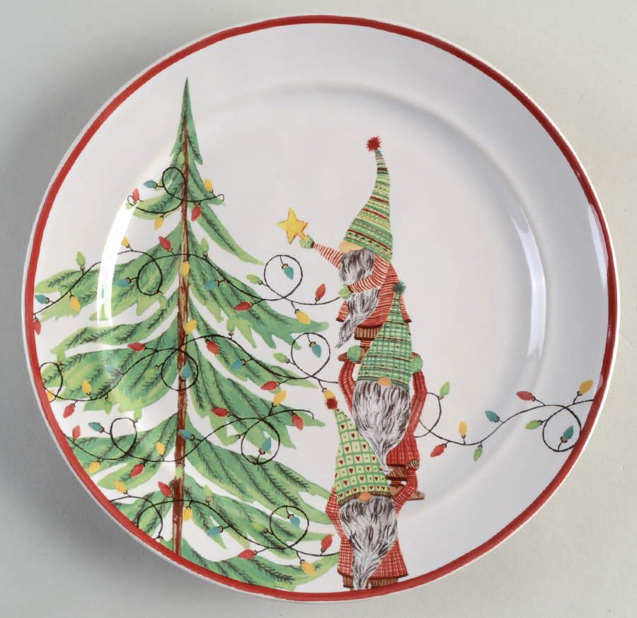 Forest Gnome Salad Plate by Pottery Barn China-1
