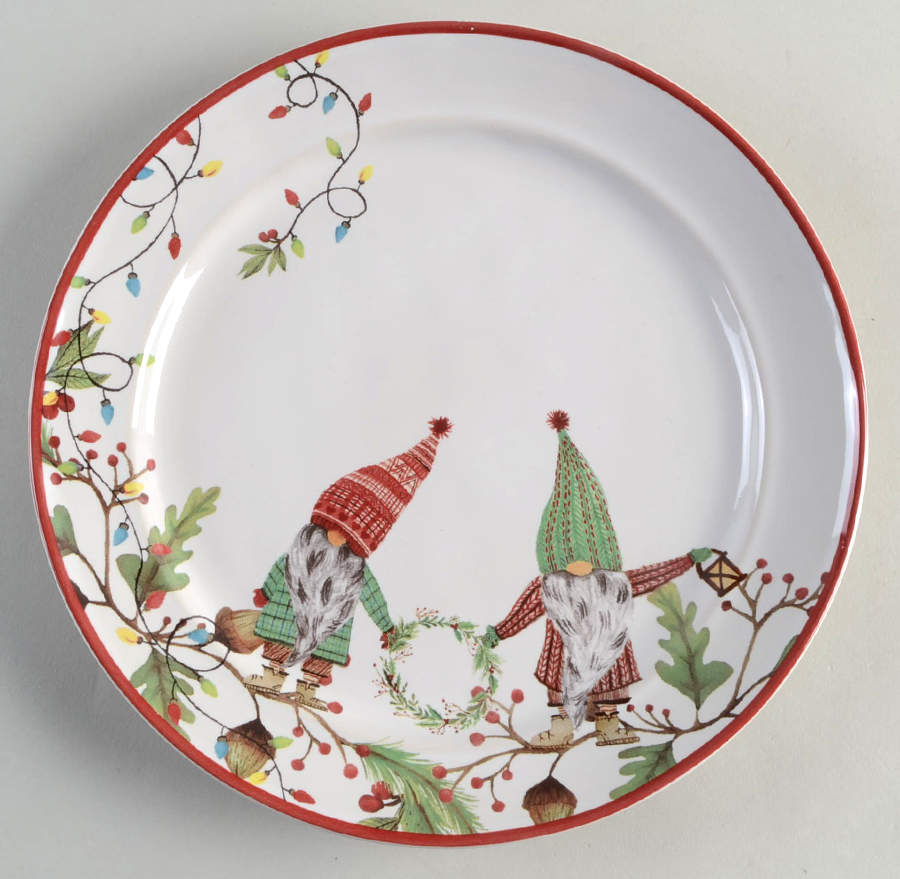 Forest Gnome Salad Plate by Pottery Barn China-1