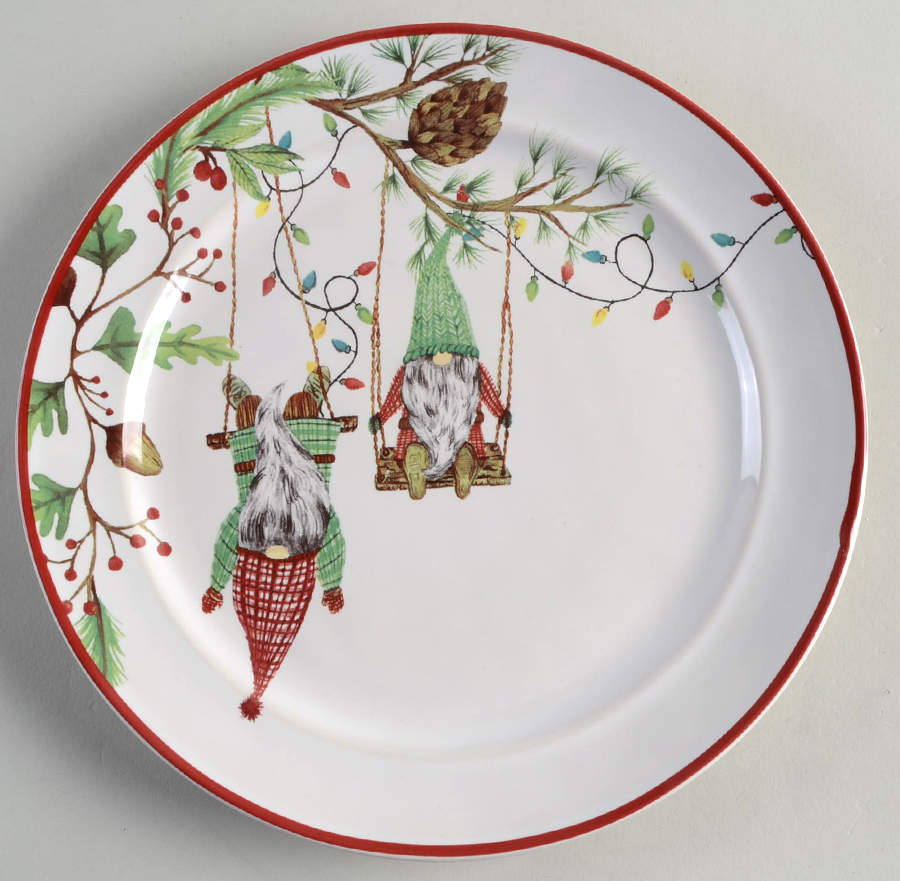 Forest Gnome Salad Plate by Pottery Barn China-1