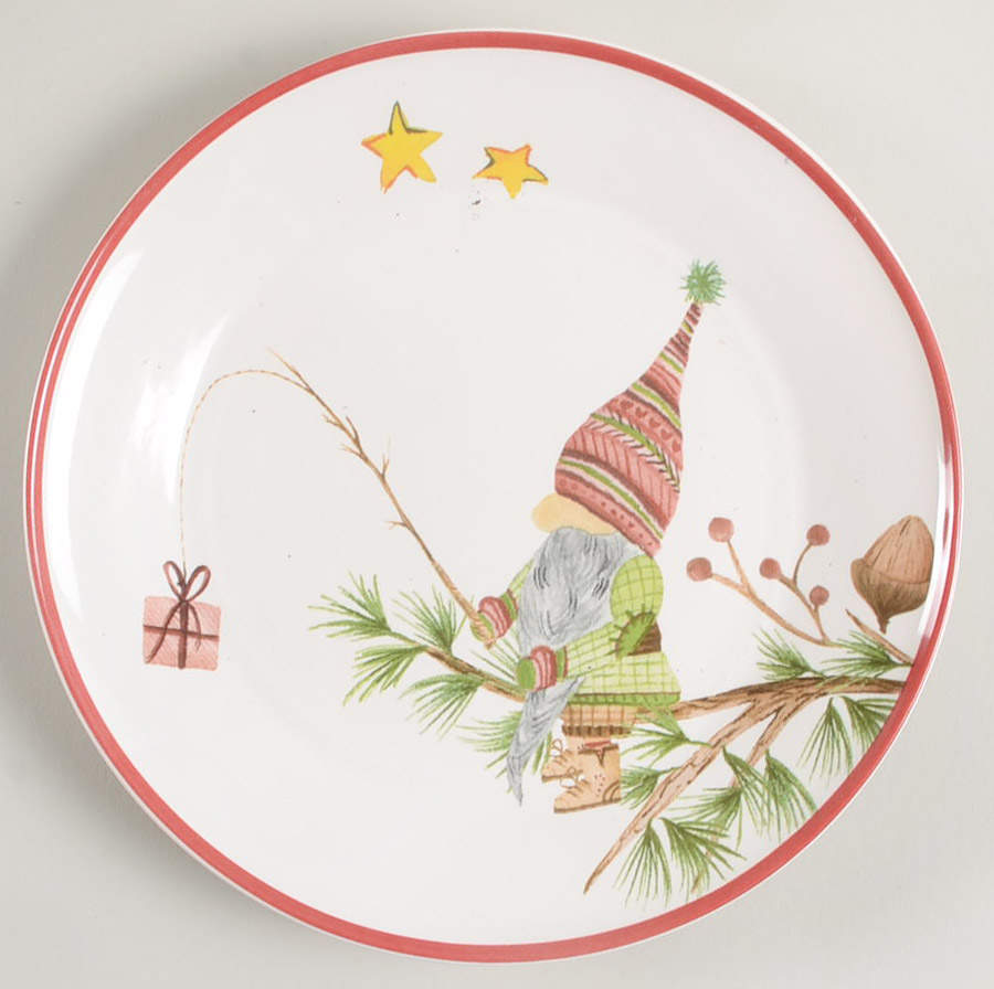 Forest Gnome Appetizer Plate by Pottery Barn China-1