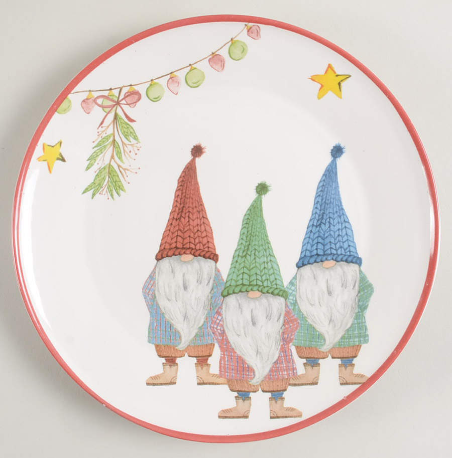 Forest Gnome Appetizer Plate by Pottery Barn China-1