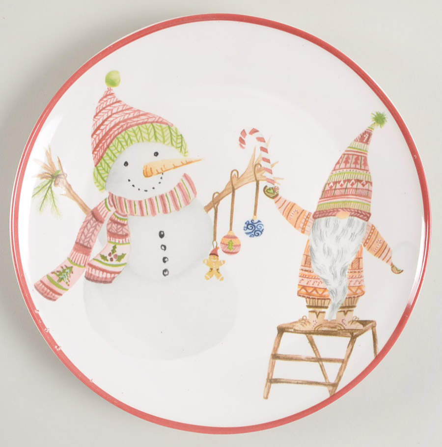 Forest Gnome Appetizer Plate by Pottery Barn China-1