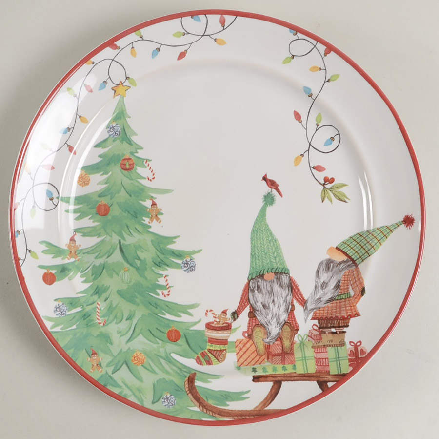 Forest Gnome Salad Plate by Pottery Barn China-1