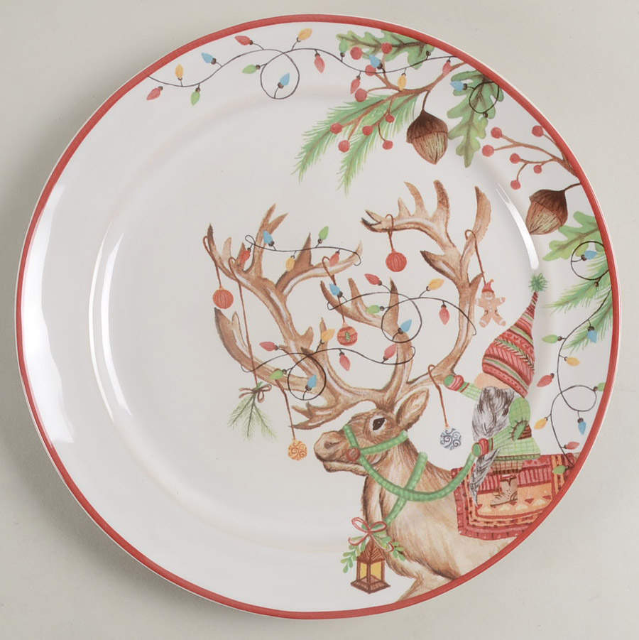 Forest Gnome Salad Plate by Pottery Barn China-1