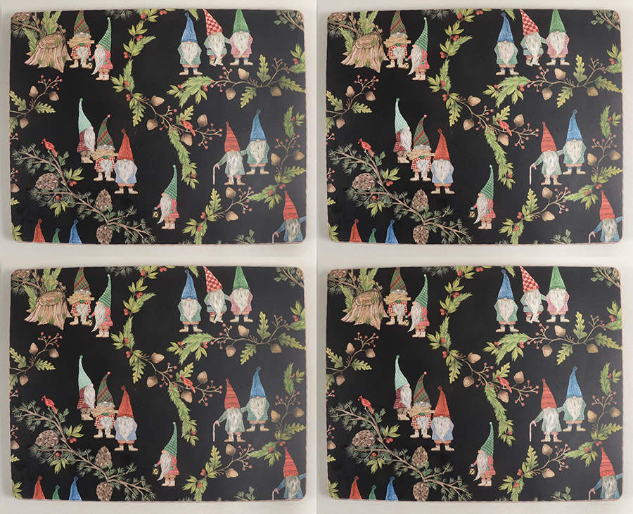 Forest Gnome Corkboard Placemat - Set of 4 by Pottery Barn China-1