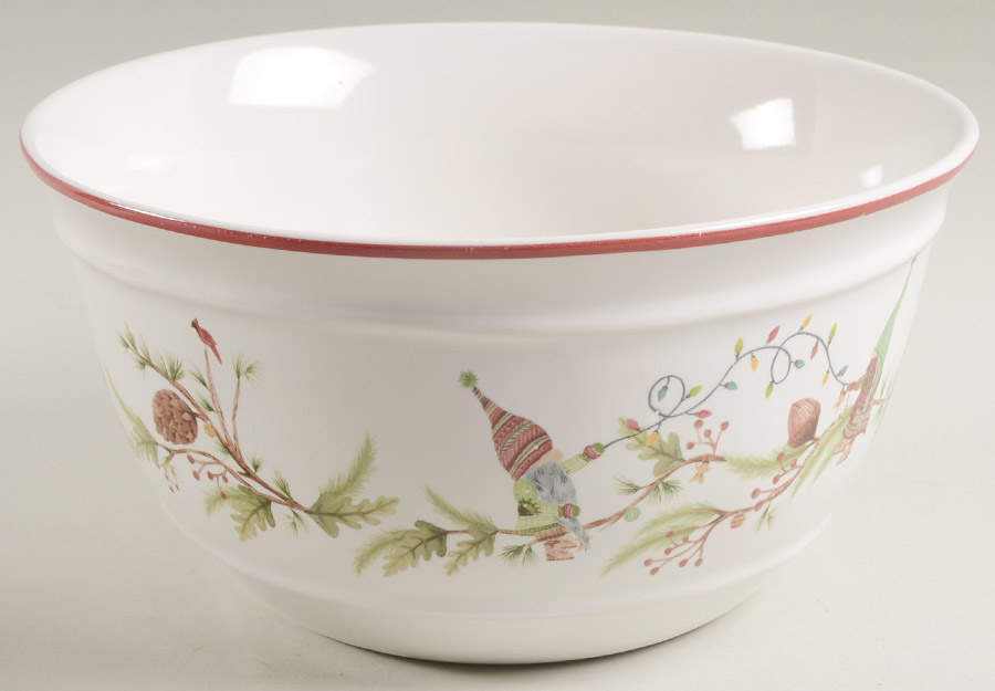 Forest Gnome 8" Mixing Bowl by Pottery Barn China-1