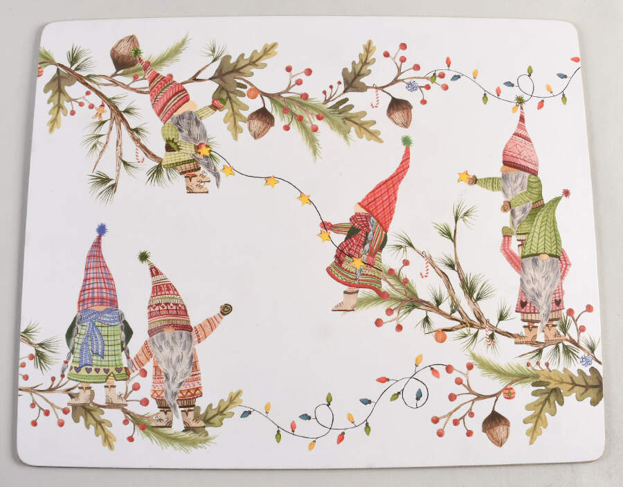 Forest Gnome Corkboard Placemat by Pottery Barn China-1