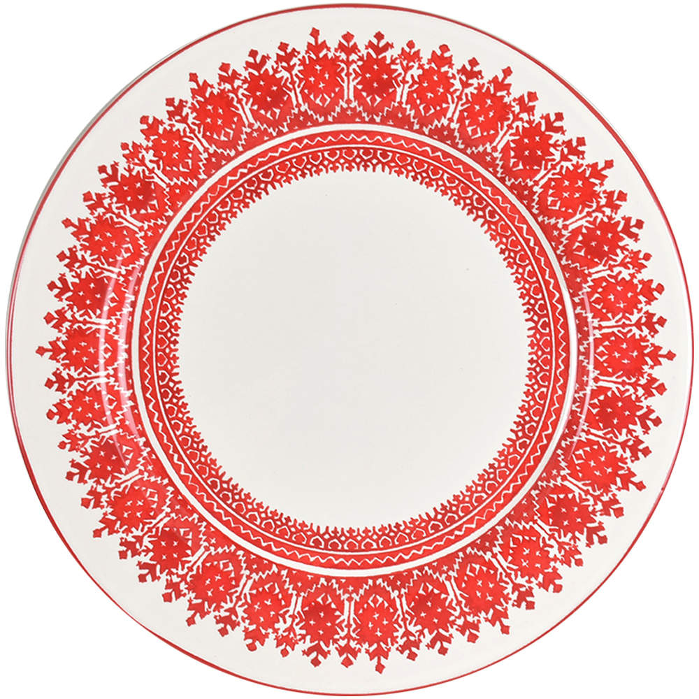 Tahoe Fair Isle Dinner Plate by Pottery Barn China-1