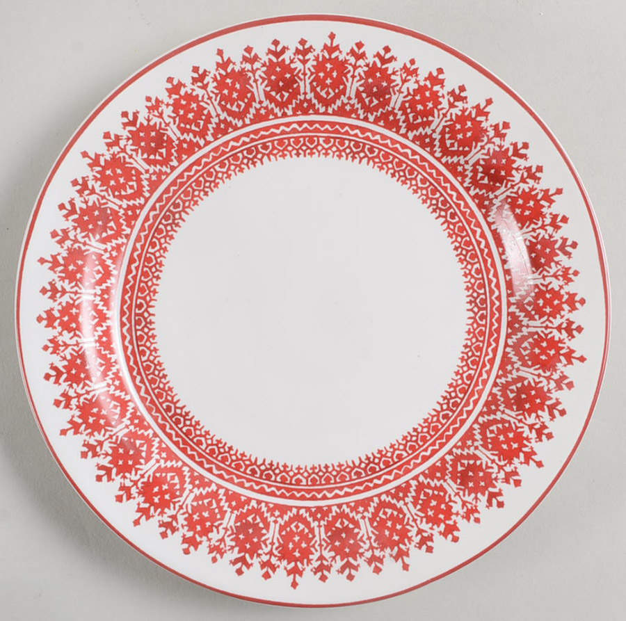 Tahoe Fair Isle Appetizer Plate by Pottery Barn China-1