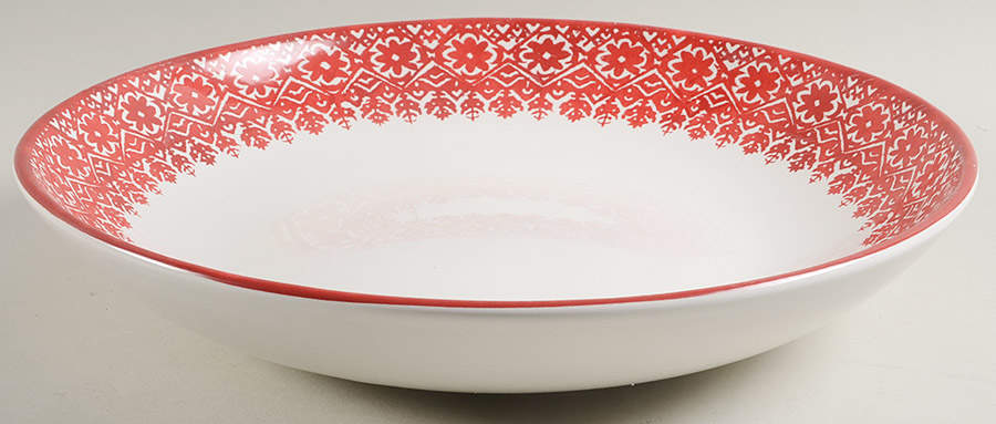 Tahoe Fair Isle 13" Round Serving Bowl by Pottery Barn China-1
