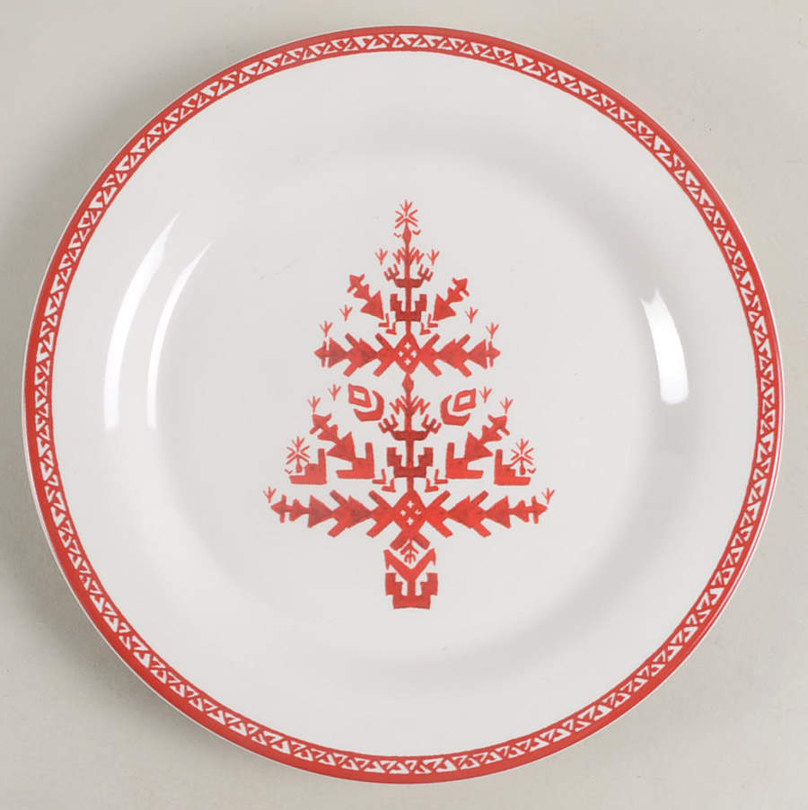 Tahoe Fair Isle Appetizer Plate by Pottery Barn China-1