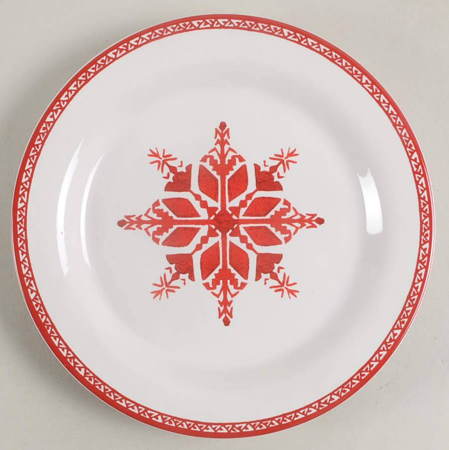 Tahoe Fair Isle Appetizer Plate by Pottery Barn China-1