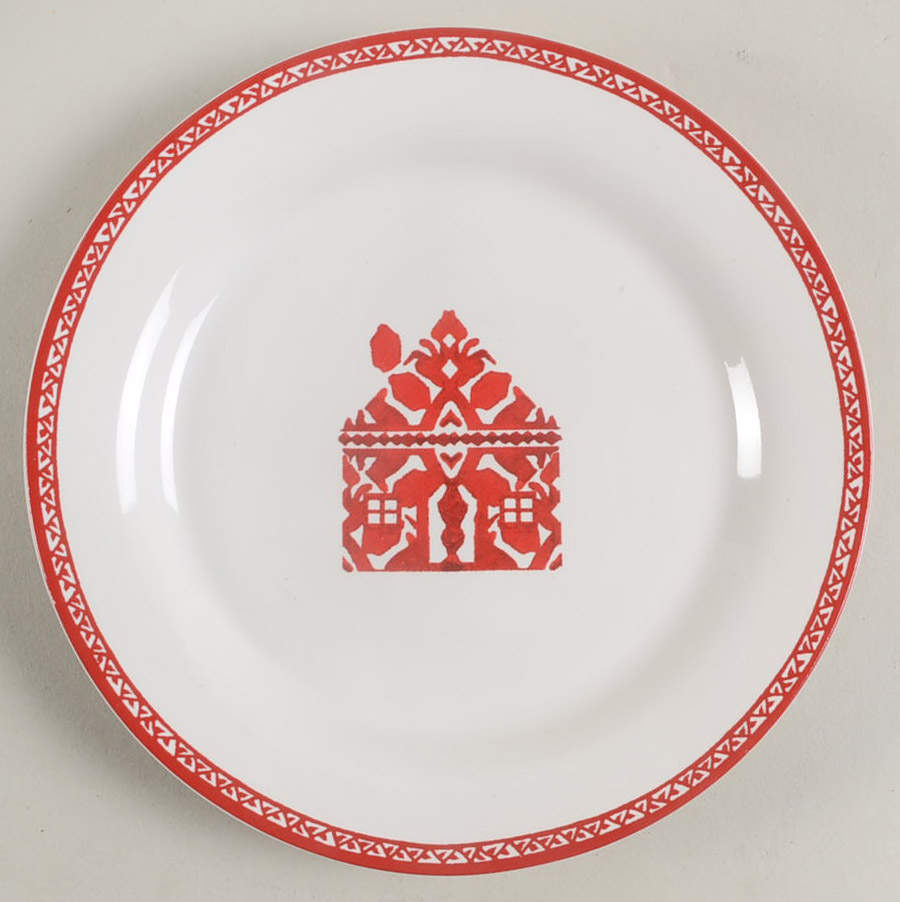 Tahoe Fair Isle Appetizer Plate by Pottery Barn China-1