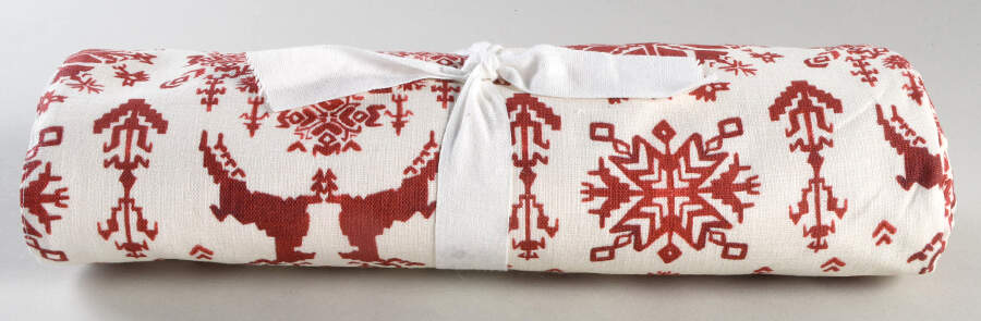Tahoe Fair Isle 50" Square Tablecloth by Pottery Barn China-1