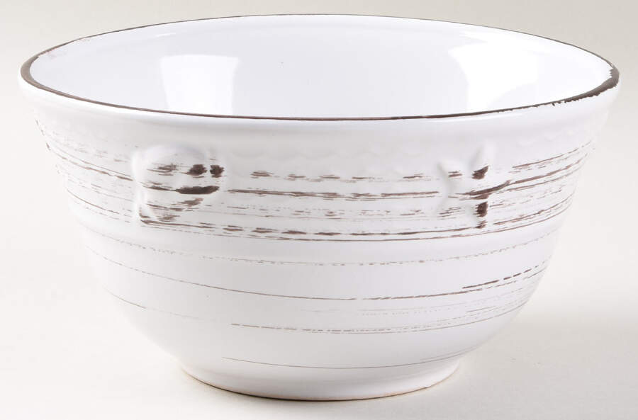 Trellis Coastal White Soup/Cereal Bowl by Pfaltzgraff-1