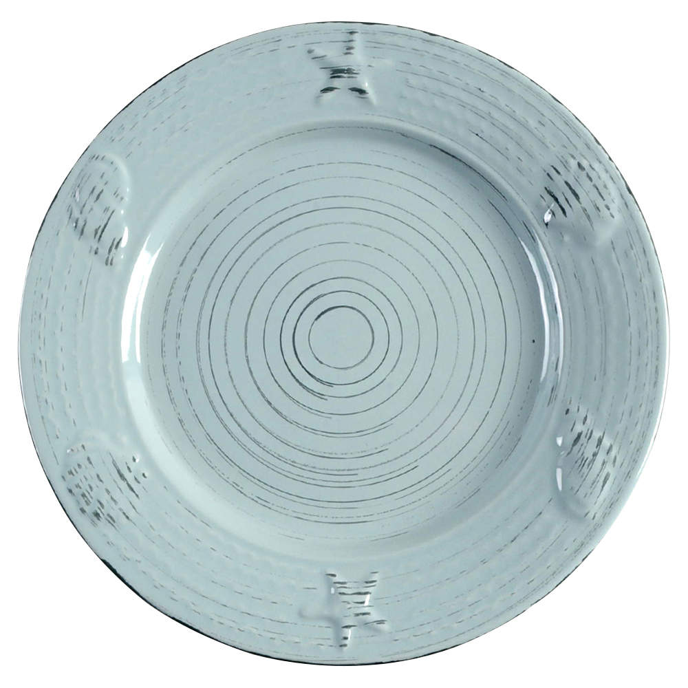 Trellis Coastal Teal Dinner Plate by Pfaltzgraff-1
