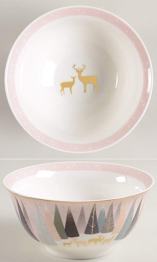 Frosted Pines 6" Candy Bowl by Portmeirion-1
