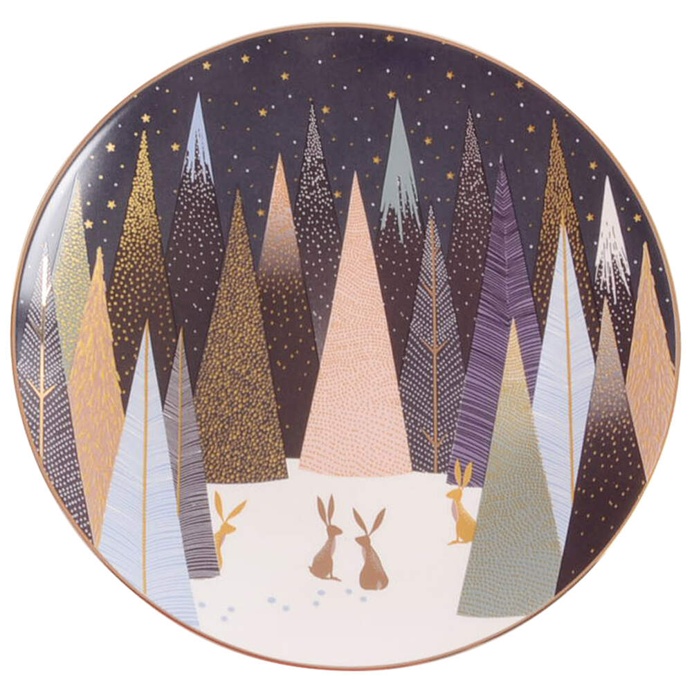 Frosted Pines Salad/Dessert Plate by Portmeirion-1