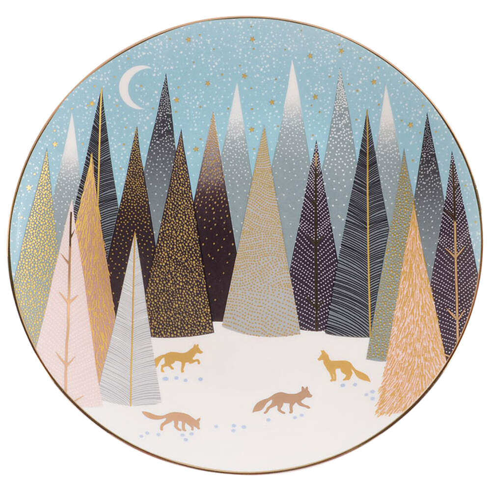 Frosted Pines Salad/Dessert Plate by Portmeirion-1