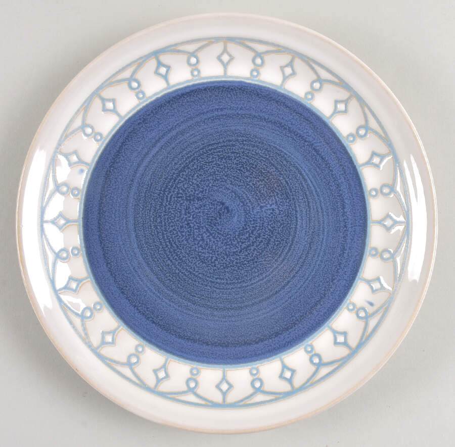 Remi Blue Salad Plate by Pfaltzgraff-1