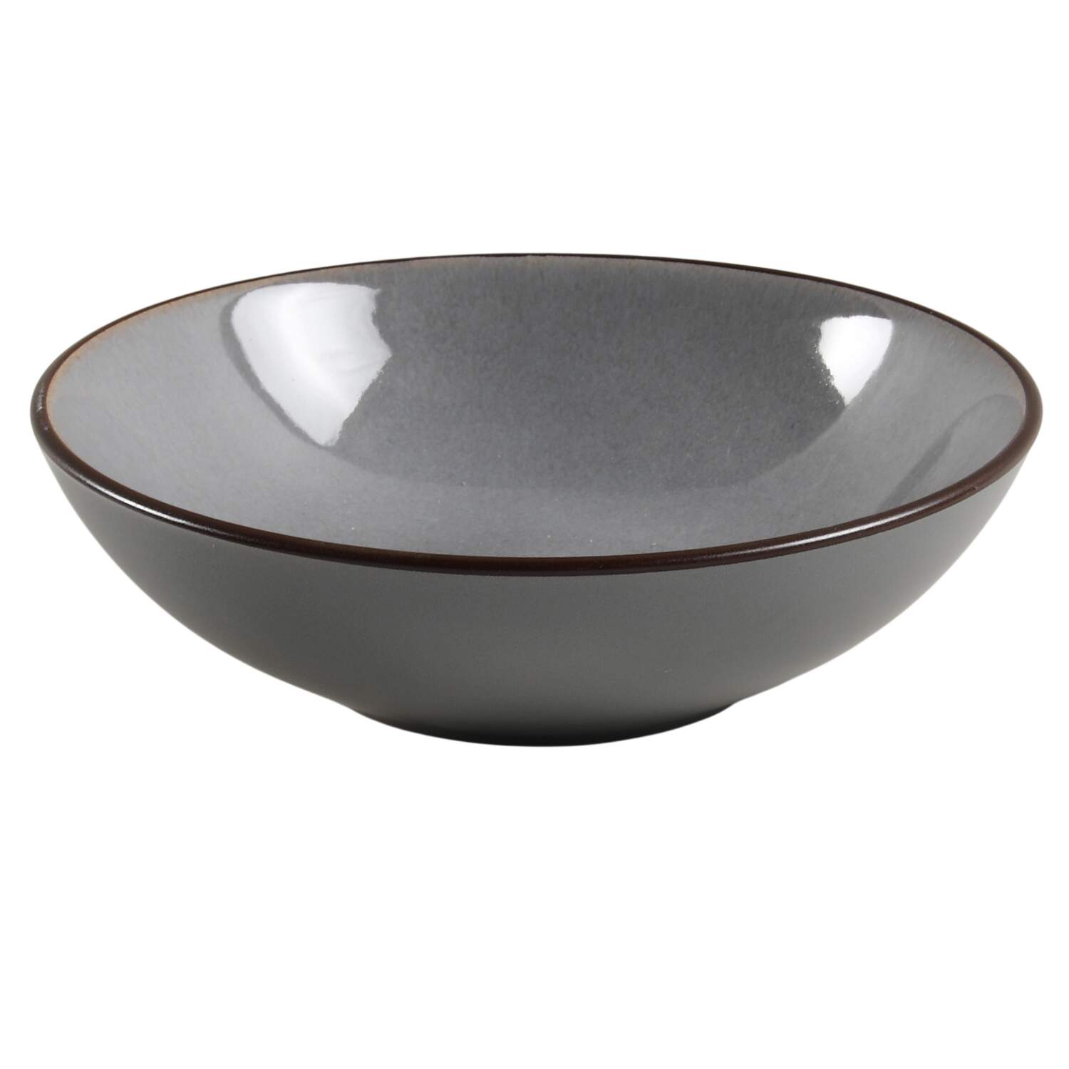 Pierce Gray Soup/Cereal Bowl by Pfaltzgraff-1