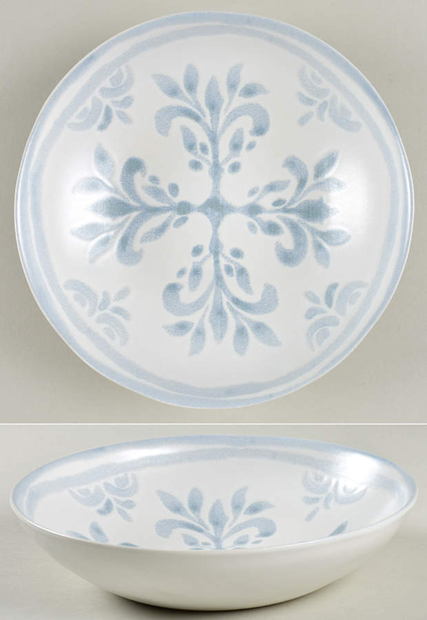 Chambray Tile Soup/Cereal Bowl by Pottery Barn China-1