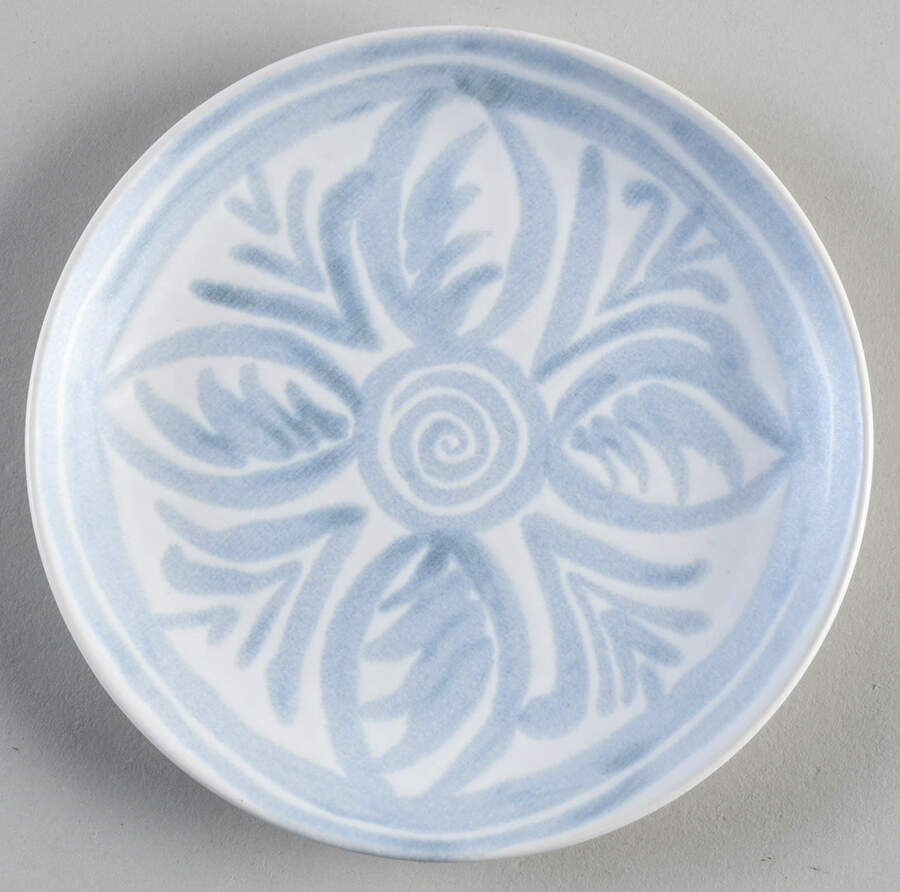 Chambray Tile Appetizer Plate by Pottery Barn China-1