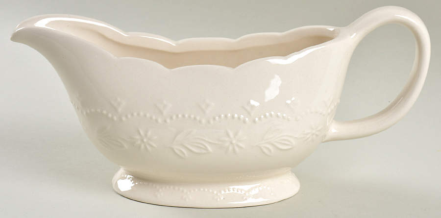 Toni Linen Gravy Boat by Pioneer Woman-1