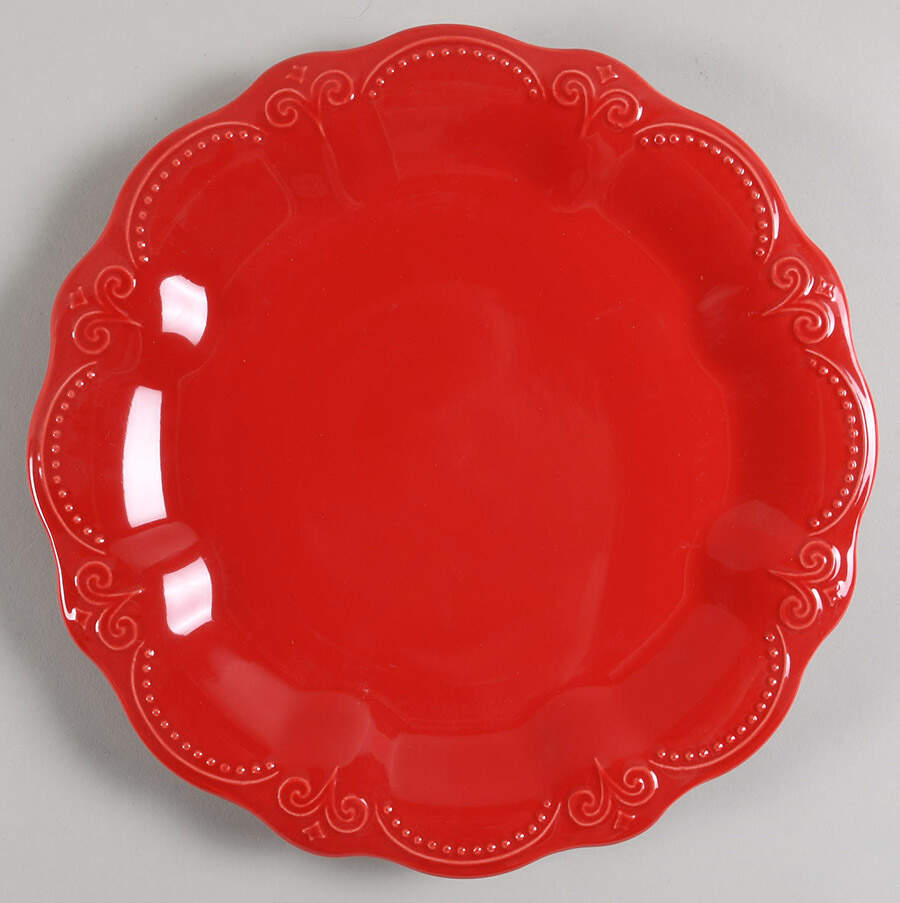 Toni Red Dinner Plate by Pioneer Woman-1