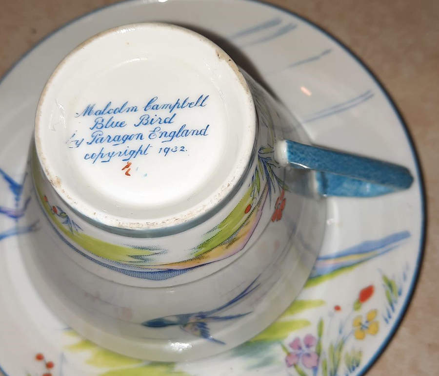 Blue Bird Flat Cup by Paragon-1