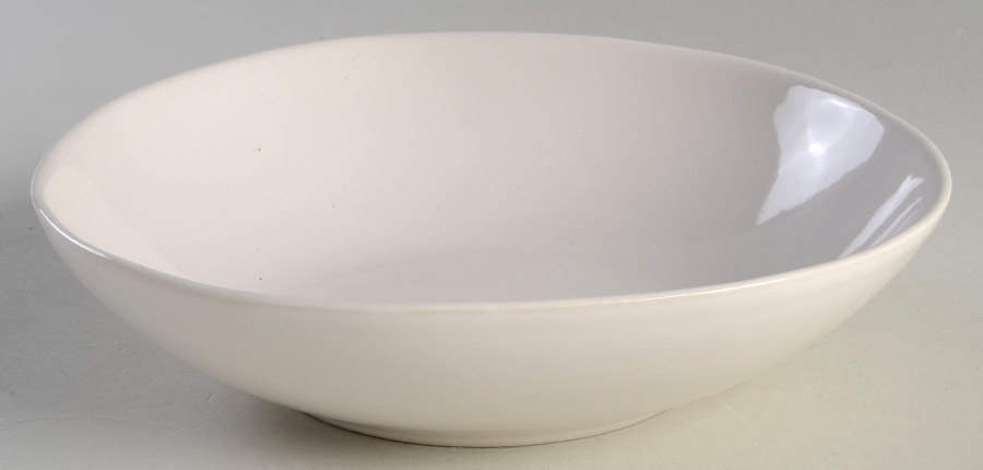 Arbor Creamy White 9" Individual Pasta Bowl by Portmeirion-1