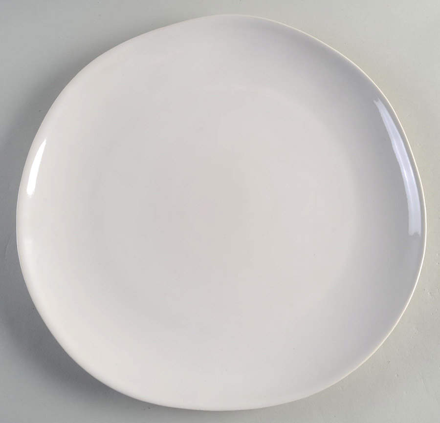 Arbor Creamy White 13" Chop Plate (Round Platter) by Portmeirion-1