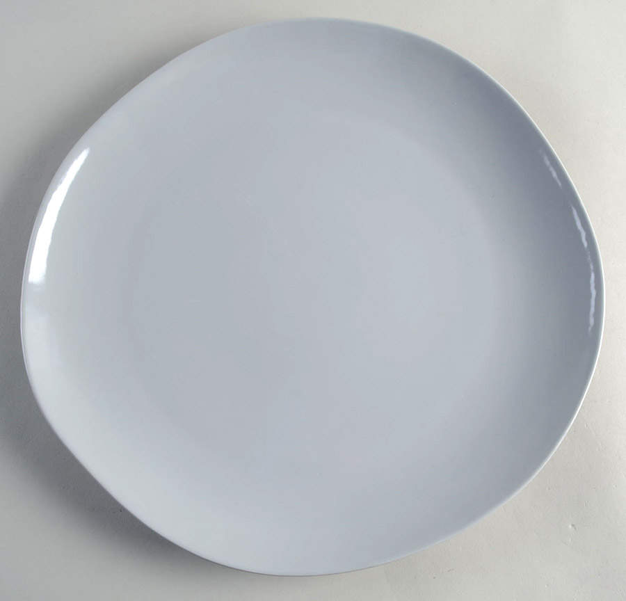 Arbor Dove Grey 13" Chop Plate (Round Platter) by Portmeirion-1