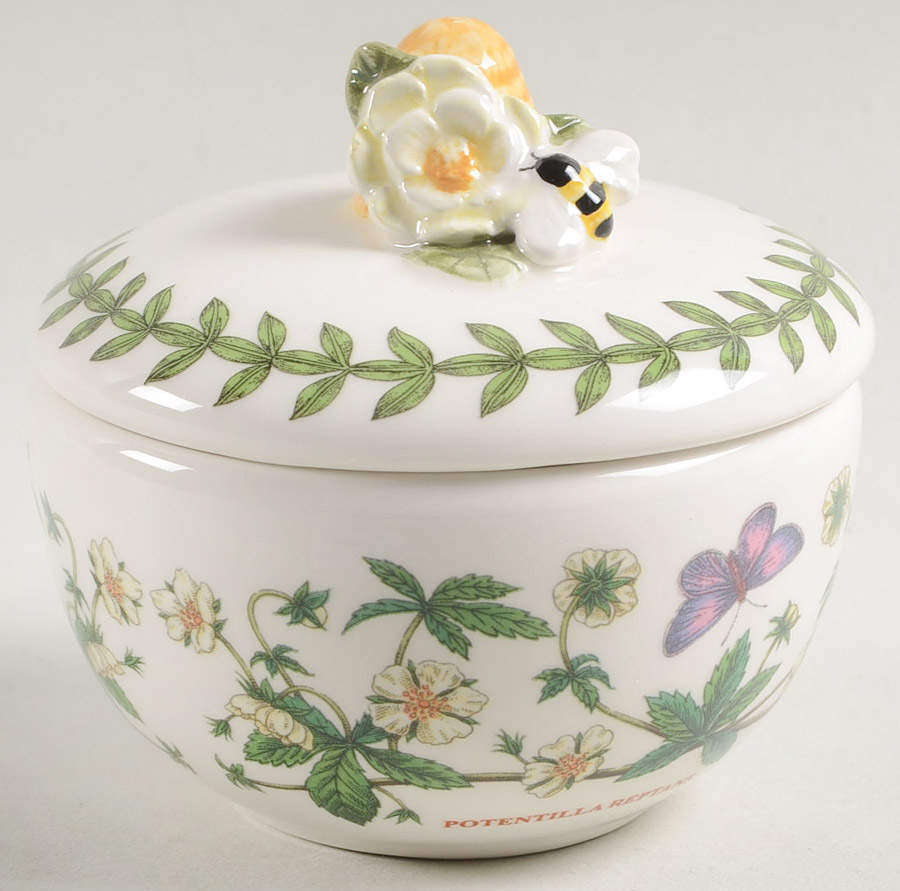 Botanic Garden Bouquet Trinket Box with Lid by Portmeirion-1